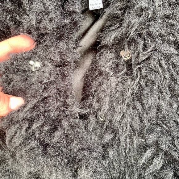 APPAMAN CLEO FAUX FUR COAT JACKET WITH HOODIE GIRL SIZE 4 - Picture 5 of 6